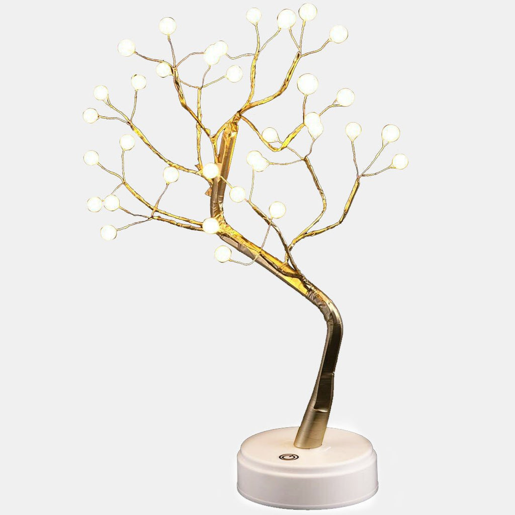 Arbre Artificiel Lumineux Blanc Pour Pâques - Décoration Intérieure à Piles Avec LED Et Œufs Pastel