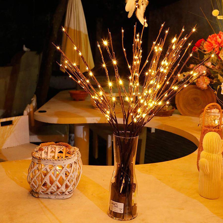 Branches Lumineuses Illuminé LED Décoration Intérieur Cloison de Fleurs