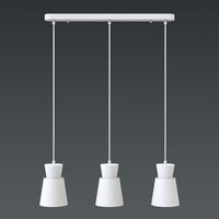 Suspension à trois lampes style scandianve | Fiona - Delisse