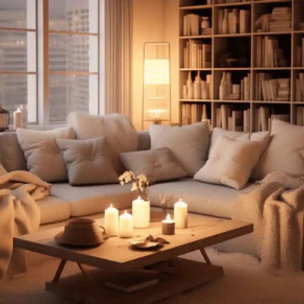 Illuminate your interior with cozy lighting for a cocooning atmosphere