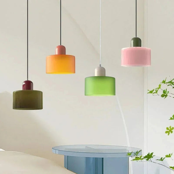 Lustre Vitrail Retro Pop Coloré - Delisse