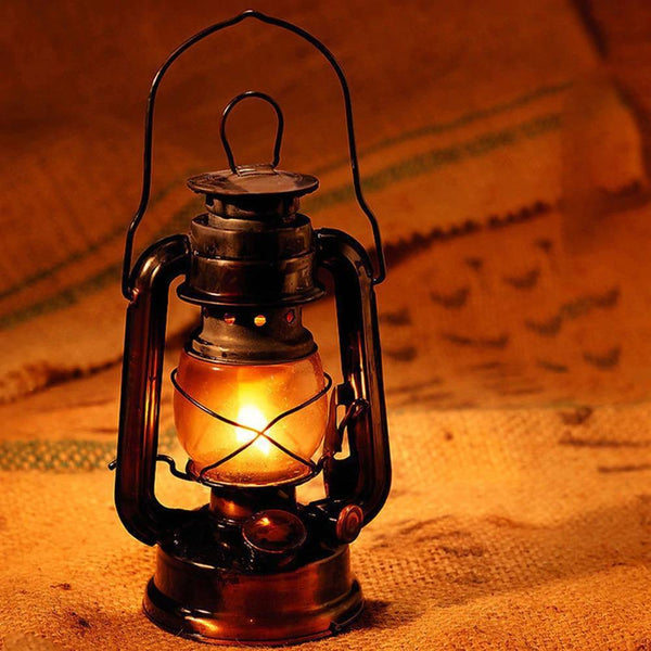 1pc Lanterne Lampe À Pétrole, Led Lumière Bougie Décorative