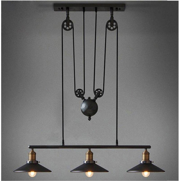 Lampe à poulie industrielle | Polie - Delisse