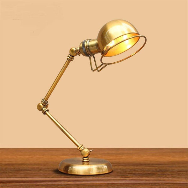 Lampe de bureau en bronze vintage | Ing