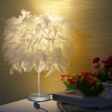Lampe de chevet en plumes - Glamour & Romantisme - Delisse