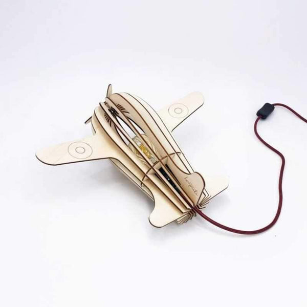 Luminaire avion en bois | Antoine - Delisse
