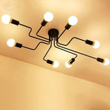 Plafonnier moderne jusqu'à 8 lampes | Gaïa - Delisse