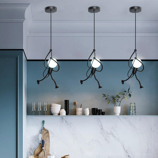 Suspension industrielle noire design original | Nep - Delisse