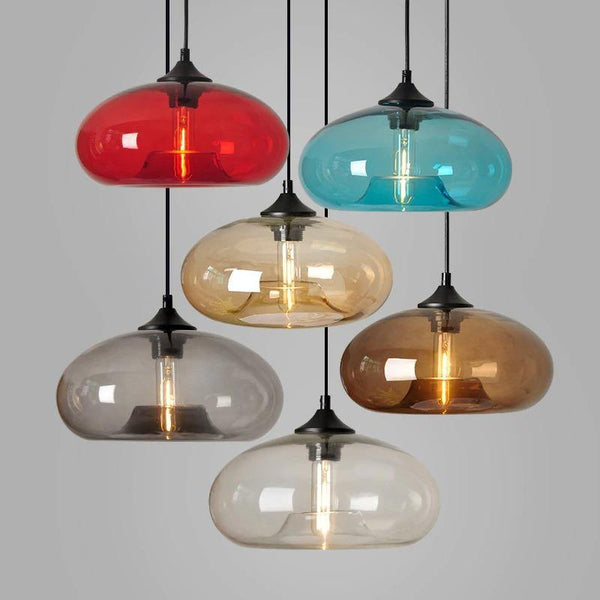Suspensions colorées moderne en verre | Fiora - Delisse